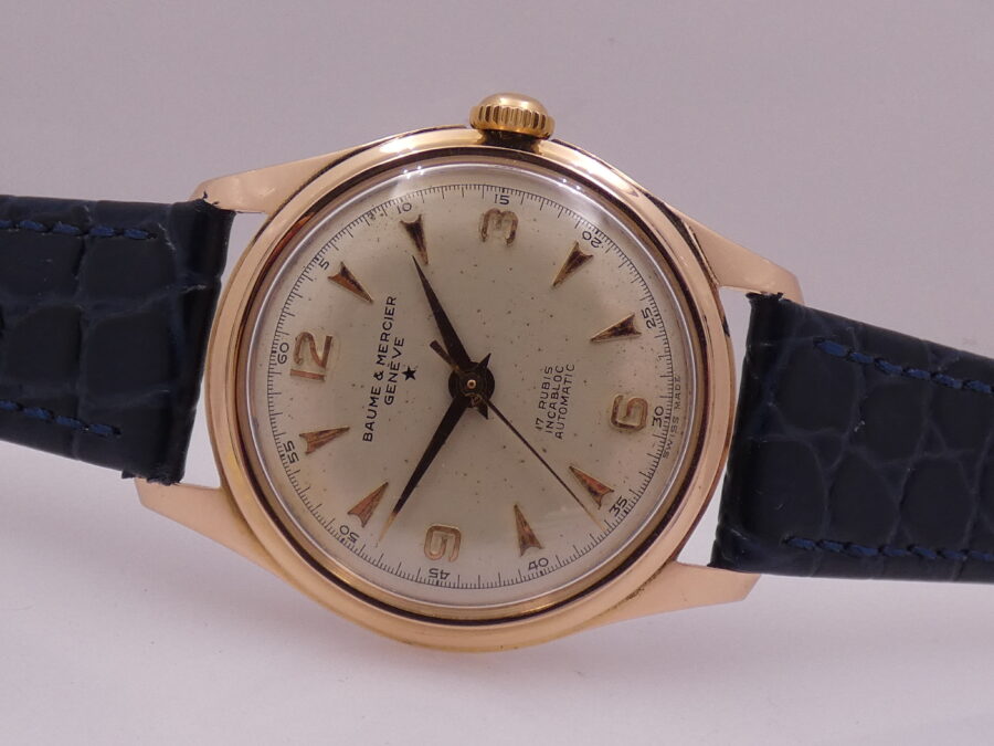 Baume & Mercier Stellina Automatic Oro Rosa Massiccio18Kt Non Magnetic 3109 JUST SERVICED Anni '60s - immagine 5