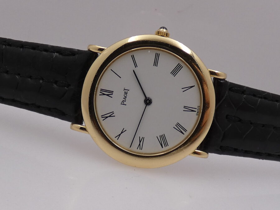 Piaget Classic Ultra Thin Mid-Size 29mm Oro Pieno 18Kt SERVICED Manuale ANNI '80s Ref.9048 - immagine 5