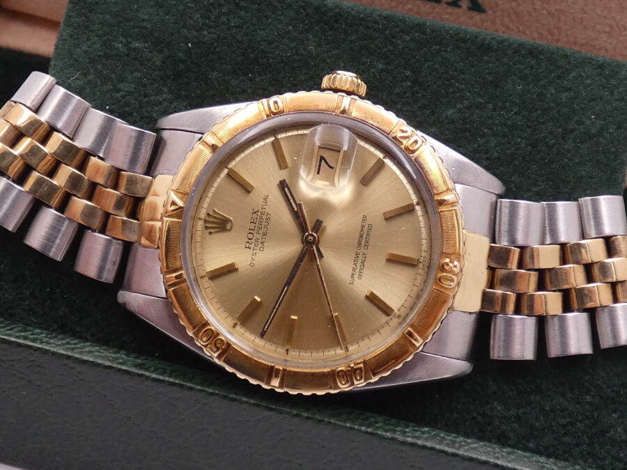 Rolex Datejust Turn-O-Graph 1625 Acciaio & Oro18Kt Automatic Big Logo American Bracelet ANNO 1965 - immagine 5