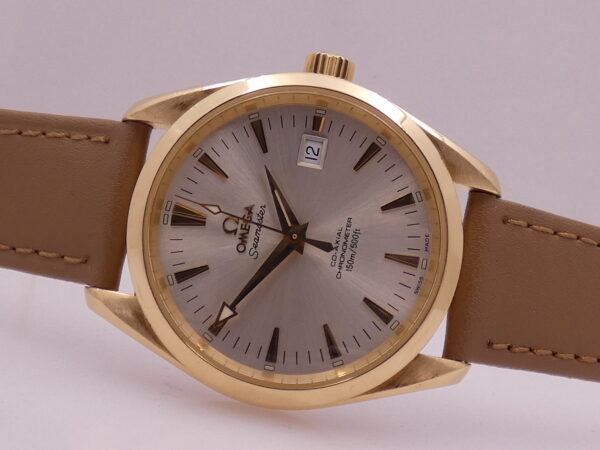 Omega Seamaster Aqua Terra 39mm Cronometro Co-Axial Oro 18Kt ANNO 2006 With BOX Automatico