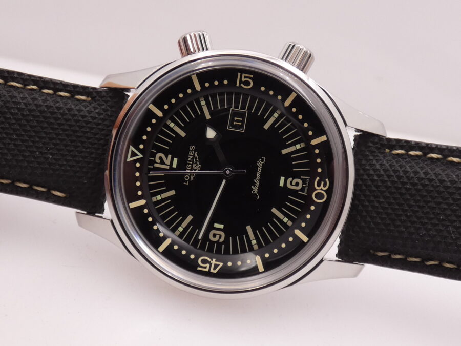 Longines Legend Diver 36mm L3.374.4 BOX&PAPERS Like New Automatico ANNO 2020 Acciaio - immagine 5
