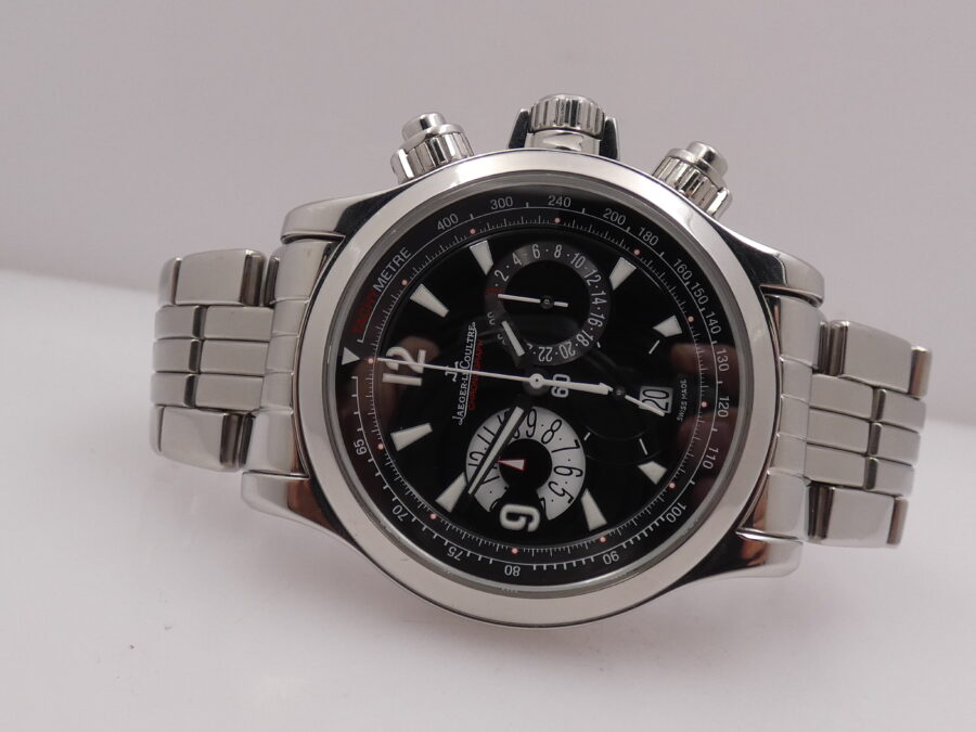 Cronografo Jaeger-LeCoultre Master Compressor 146.8.25 BOX&PAPERS Automatico ANNO 2009 Acciaio Braccialato - immagine 5