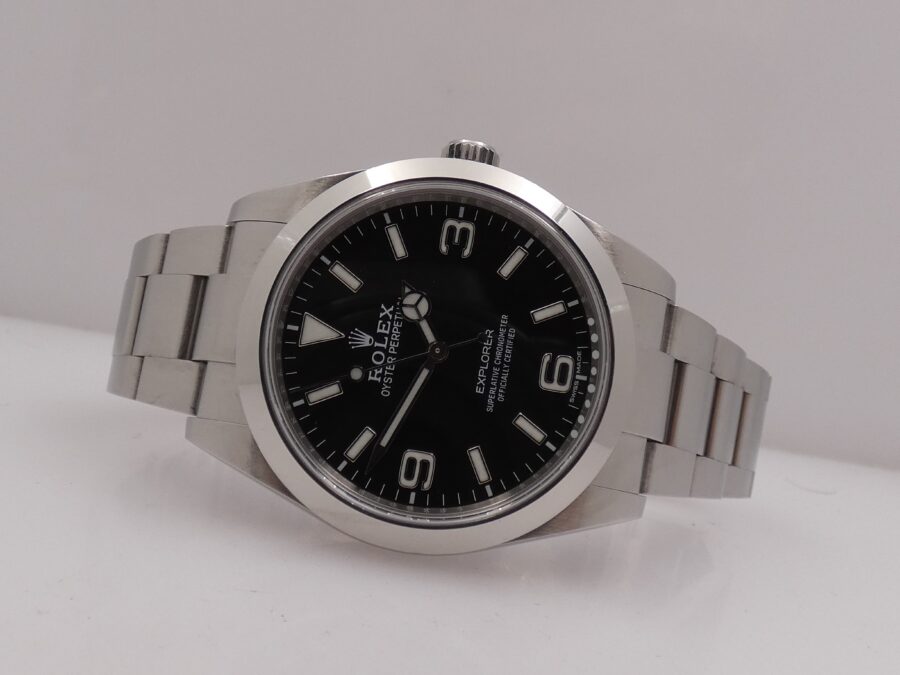 Rolex Explorer 214270 BOX&PAPERS ITALIA ANNO 2017 Automatico TOP CONDITION Acciaio - immagine 5
