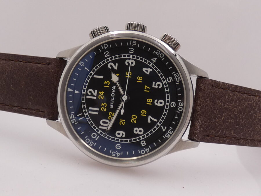 Bulova Pilot A15 96A245 BOX PAPERS & TAG PRICE Anno 2022 Automatico Acciaio - immagine 5
