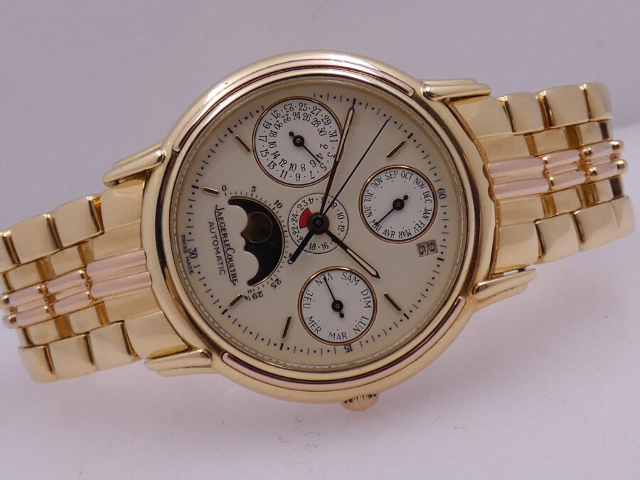 Jaeger-LeCoultre Odysseus Perpetual Calendar Moonphases Automatico 18Kt Rose&Yellow GOLD 166.7.80 ANNI '90 - immagine 6