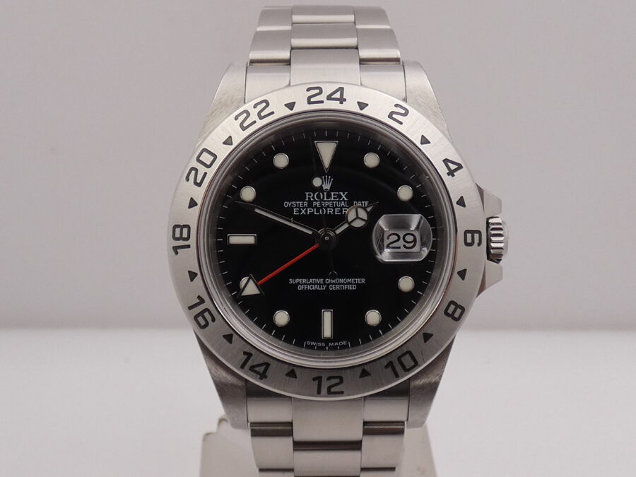 Rolex Explorer II 16570T No Holes FULL SET Anno 2005 Automatico TOP CONDITION Acciaio Braccialato - immagine 6