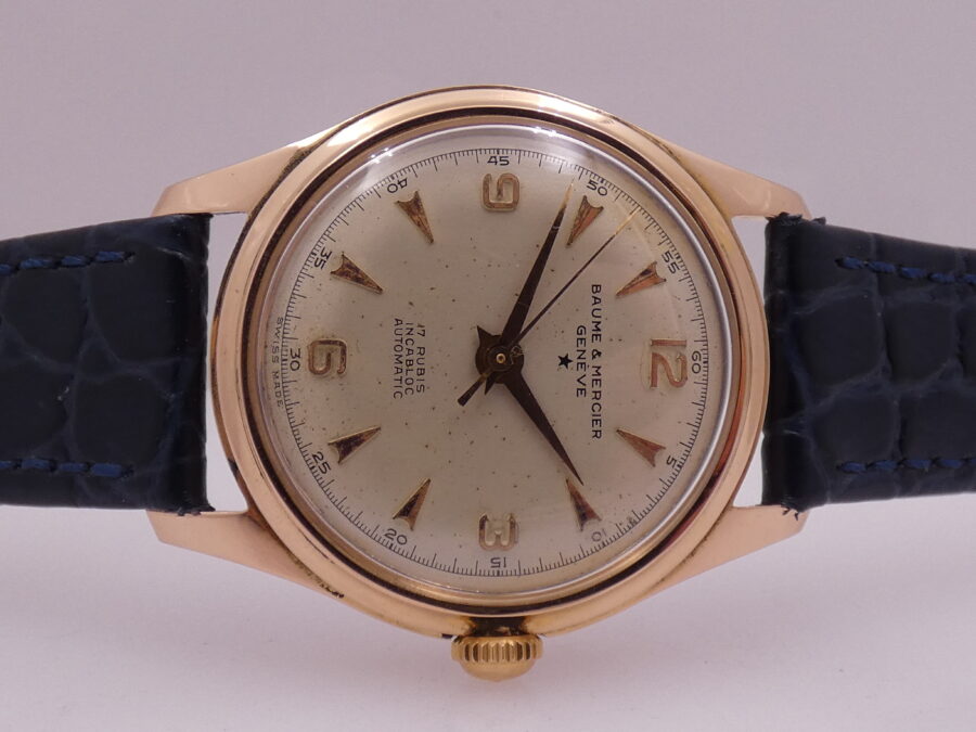 Baume & Mercier Stellina Automatic Oro Rosa Massiccio18Kt Non Magnetic 3109 JUST SERVICED Anni '60s - immagine 6