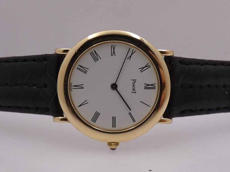 Piaget Classic Ultra Thin Mid-Size 29mm Oro Pieno 18Kt SERVICED Manuale ANNI '80s Ref.9048 - immagine 6