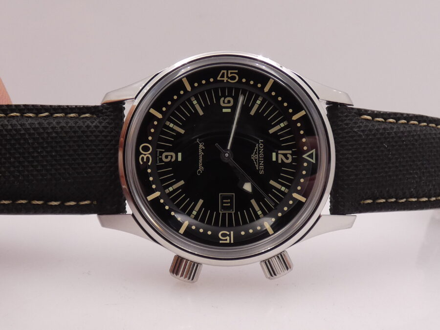 Longines Legend Diver 36mm L3.374.4 BOX&PAPERS Like New Automatico ANNO 2020 Acciaio - immagine 6