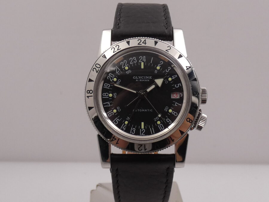 Glycine Airman No.1 GMT 36mm 3944 BOX&PAPERS Automatico Acciaio - immagine 6