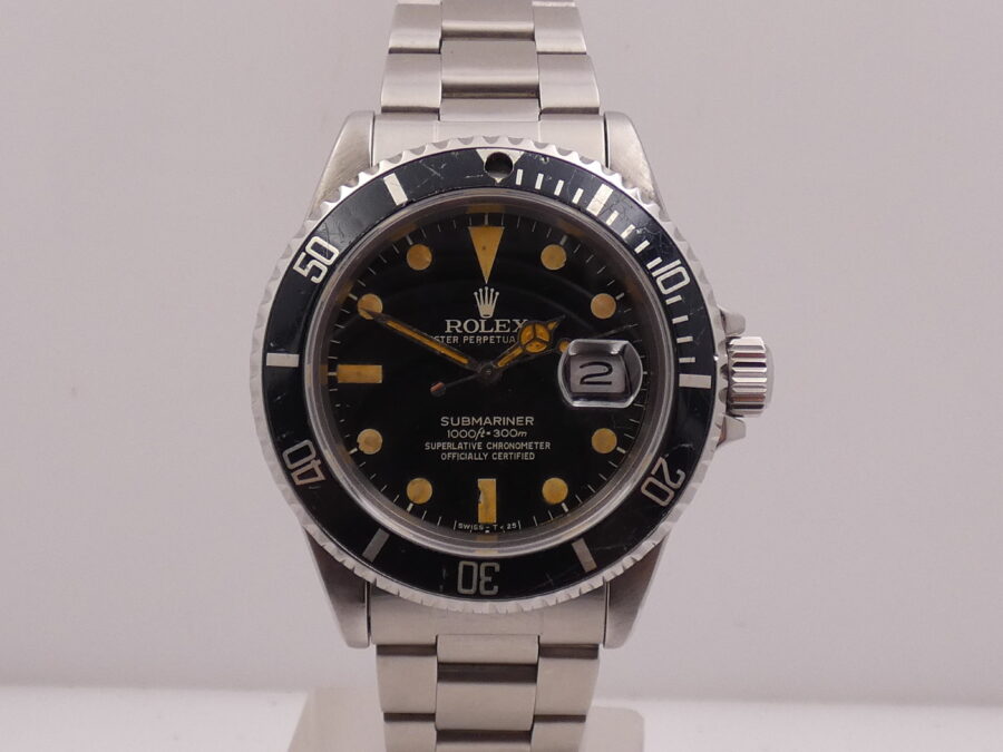 Rolex Submariner Date 16800 Hazelnut MAXI DIAL BOX&PAPERS Anno 1982 Automatico Acciaio - immagine 6