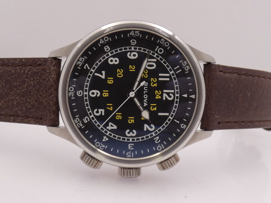 Bulova Pilot A15 96A245 BOX PAPERS & TAG PRICE Anno 2022 Automatico Acciaio - immagine 6