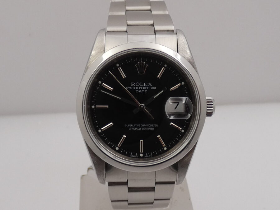 Rolex Oyster Perpetual Date 15200 BOX&PAPERS Italia ANNO 2006 Automatico JUST SERVICED Acciaio - immagine 6