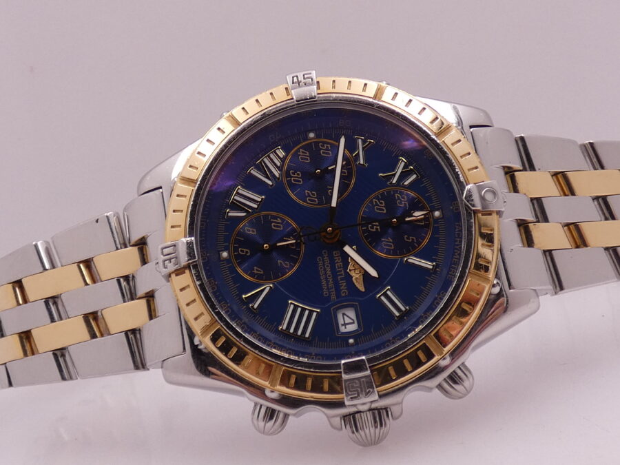 Cronografo Breitling Crosswind Chronometre 43mm D13355 FULL SET Acciaio&Oro 18Kt Automatico ANNO 2003 - immagine 8