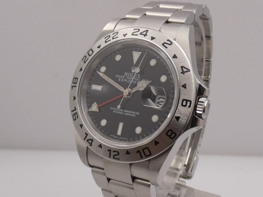 Rolex Explorer II 16570T No Holes FULL SET Anno 2005 Automatico TOP CONDITION Acciaio Braccialato - immagine 7