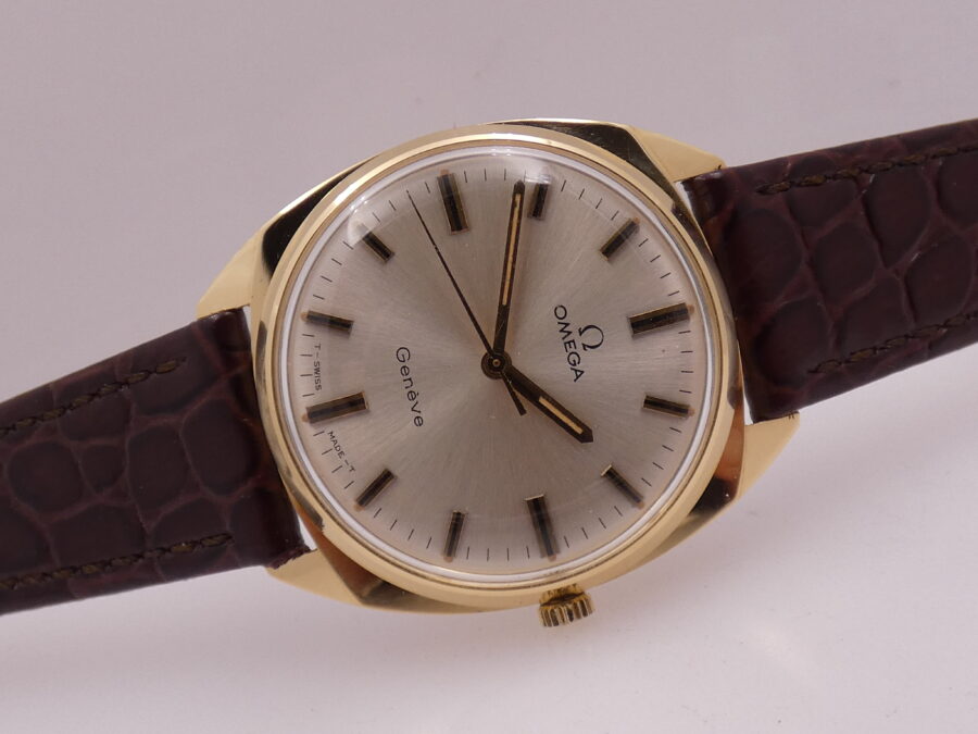Omega Genève Oro Massiccio 18Kt ANNO 1969 Manuale TOP CONDITION With BOX Ref. 181-91008 - immagine 7