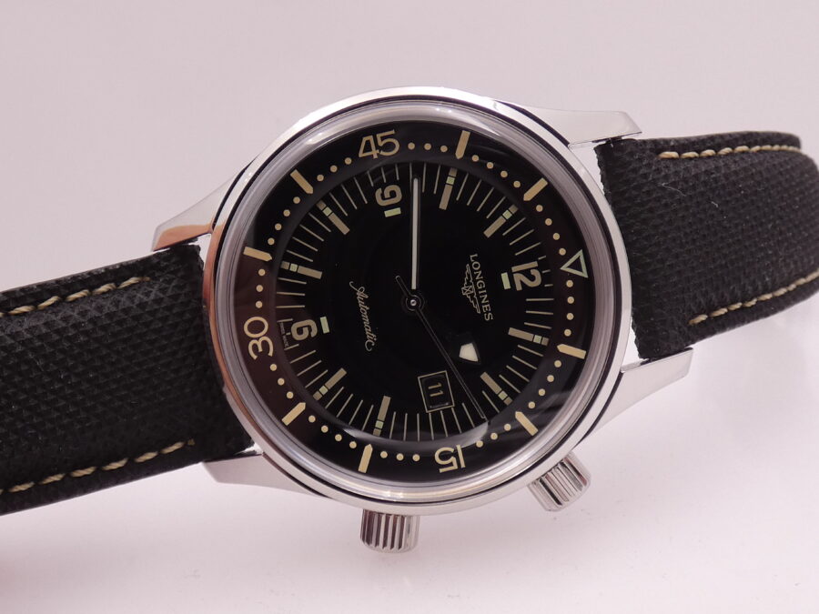 Longines Legend Diver 36mm L3.374.4 BOX&PAPERS Like New Automatico ANNO 2020 Acciaio - immagine 7