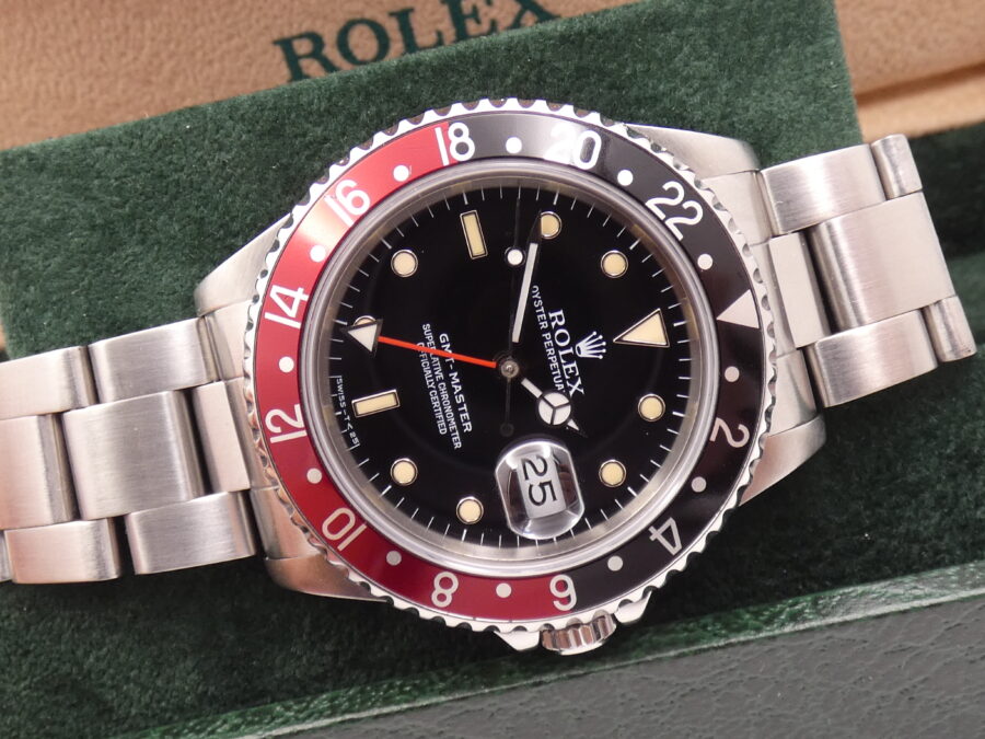 Rolex GMT-Master 16700 Coke Hazelnut Dial ANNO 1991 Automatico Acciaio Oyster - immagine 7