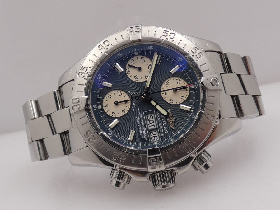 Breitling Superocean Chronograph II A13340 With PAPERS Automatic Chronometre COSC ANNO 2007 - immagine 7