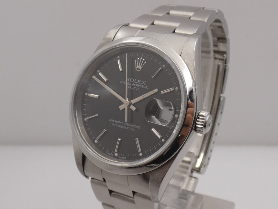 Rolex Oyster Perpetual Date 15200 BOX&PAPERS Italia ANNO 2006 Automatico JUST SERVICED Acciaio - immagine 7