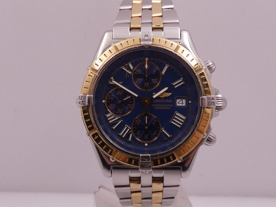 Cronografo Breitling Crosswind Chronometre 43mm D13355 FULL SET Acciaio&Oro 18Kt Automatico ANNO 2003 - immagine 9