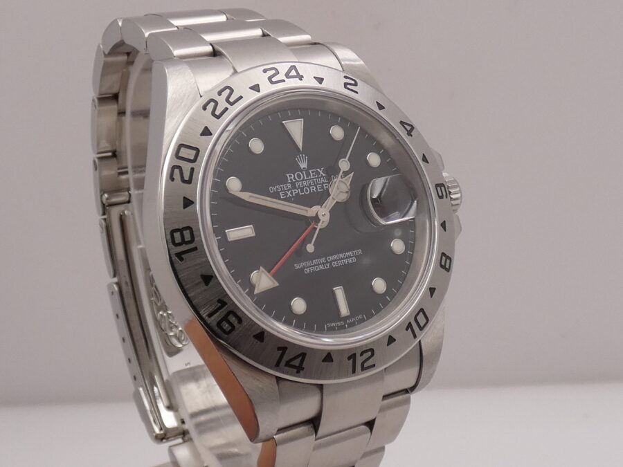 Rolex Explorer II 16570T No Holes FULL SET Anno 2005 Automatico TOP CONDITION Acciaio Braccialato - immagine 8