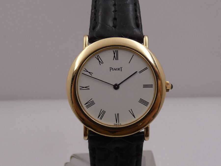 Piaget Classic Ultra Thin Mid-Size 29mm Oro Pieno 18Kt SERVICED Manuale ANNI '80s Ref.9048 - immagine 8