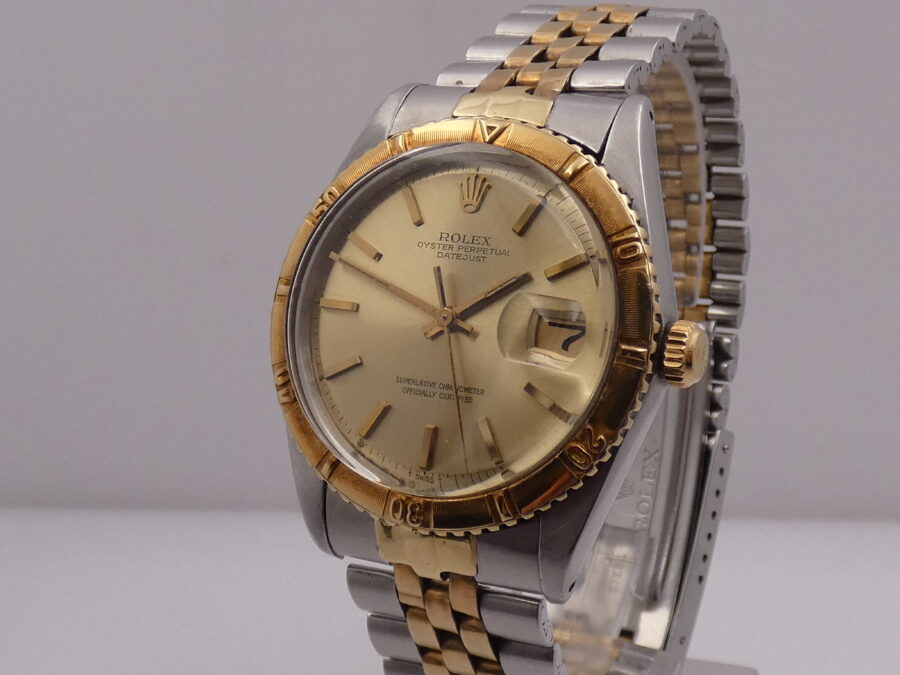 Rolex Datejust Turn-O-Graph 1625 Acciaio & Oro18Kt Automatic Big Logo American Bracelet ANNO 1965 - immagine 8