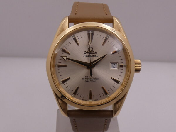 Omega Seamaster Aqua Terra 39mm Cronometro Co-Axial Oro 18Kt ANNO 2006 With BOX Automatico