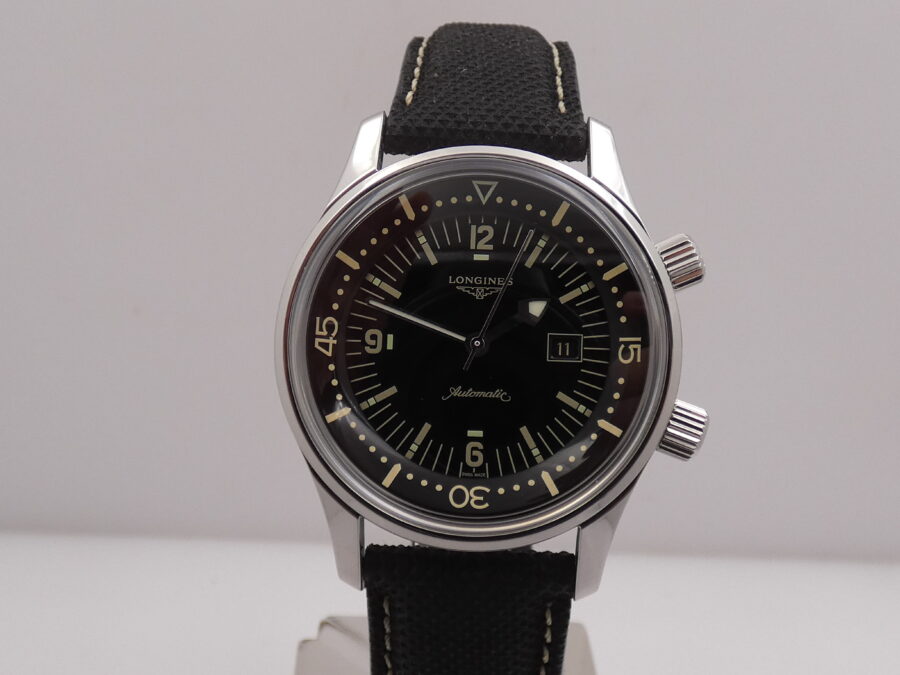 Longines Legend Diver 36mm L3.374.4 BOX&PAPERS Like New Automatico ANNO 2020 Acciaio - immagine 8