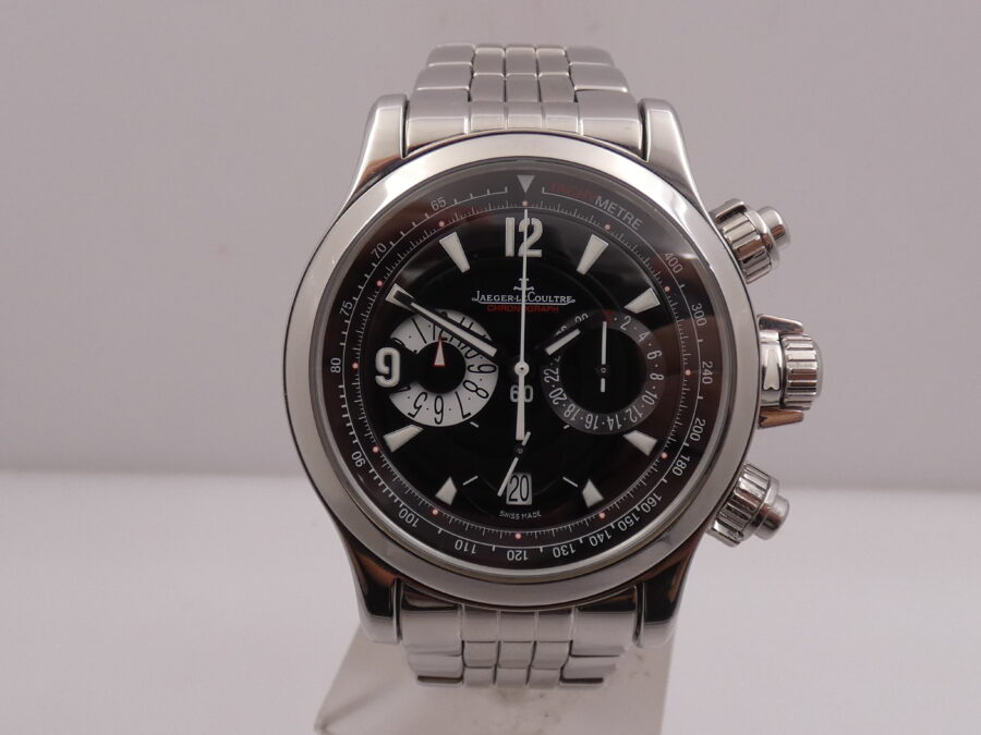 Cronografo Jaeger-LeCoultre Master Compressor 146.8.25 BOX&PAPERS Automatico ANNO 2009 Acciaio Braccialato - immagine 8