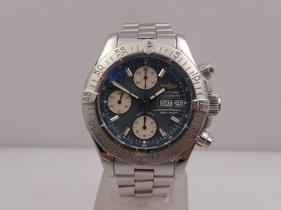 Breitling Superocean Chronograph II A13340 With PAPERS Automatic Chronometre COSC ANNO 2007 - immagine 8