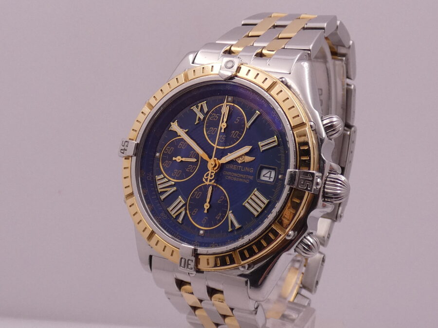Cronografo Breitling Crosswind Chronometre 43mm D13355 FULL SET Acciaio&Oro 18Kt Automatico ANNO 2003 - immagine 10