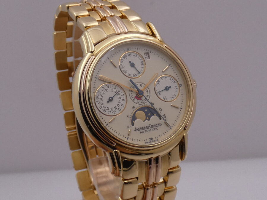 Jaeger-LeCoultre Odysseus Perpetual Calendar Moonphases Automatico 18Kt Rose&Yellow GOLD 166.7.80 ANNI '90 - immagine 9
