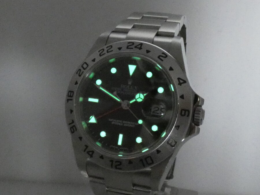 Rolex Explorer II 16570T No Holes FULL SET Anno 2005 Automatico TOP CONDITION Acciaio Braccialato - immagine 9