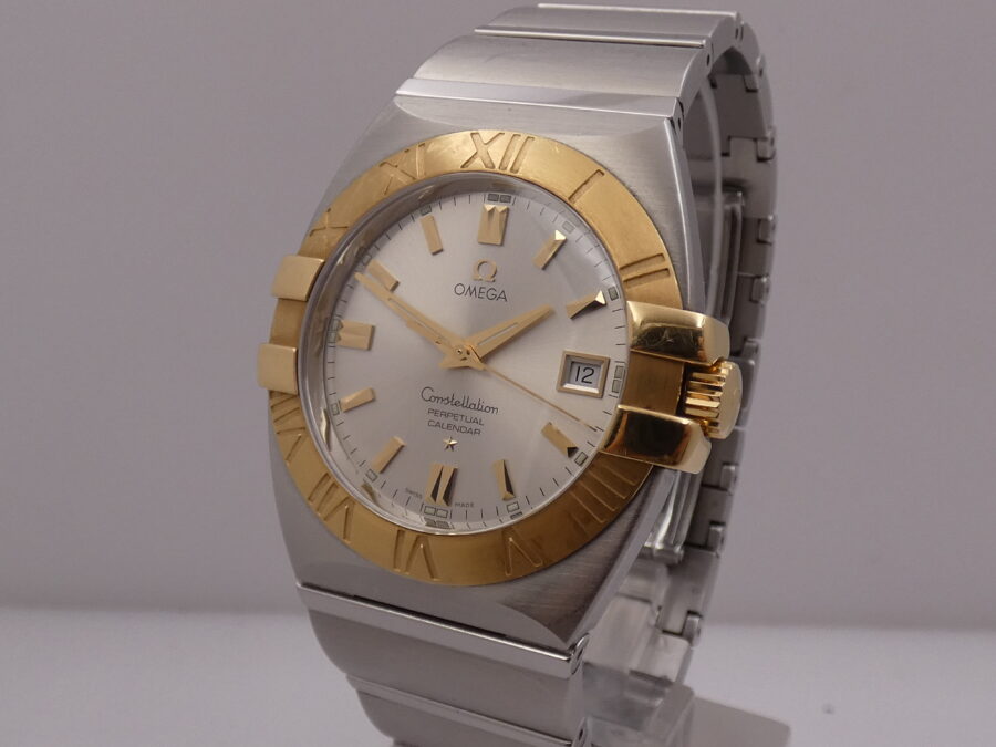 Omega Constellation Double Eagle Perpetual Calendar 40mm Acciaio & Oro18Kt 1213.30.00 ANNO 1998 - immagine 9