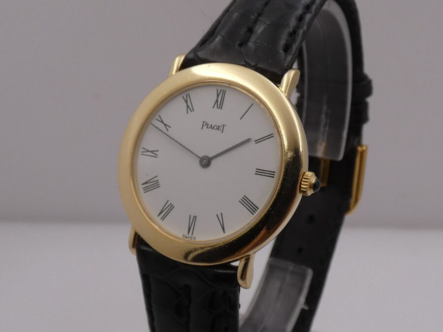 Piaget Classic Ultra Thin Mid-Size 29mm Oro Pieno 18Kt SERVICED Manuale ANNI '80s Ref.9048 - immagine 9