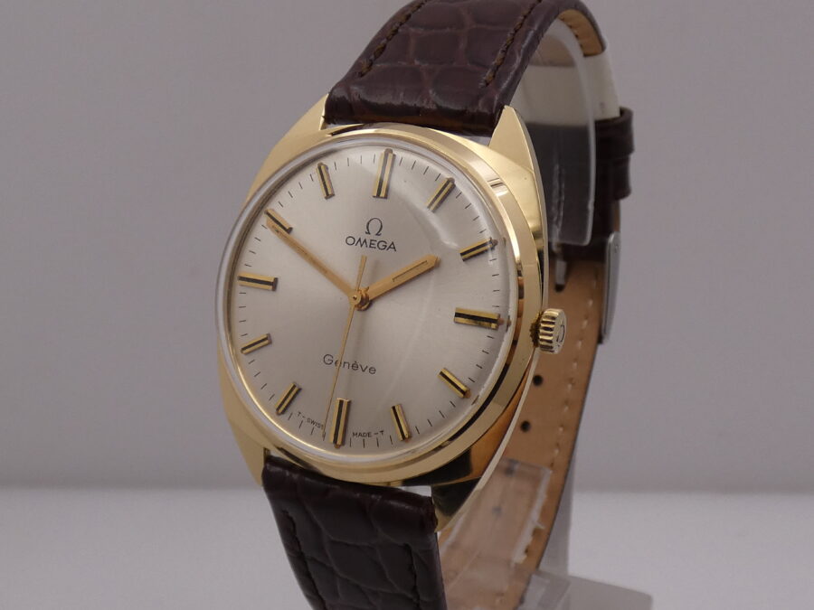 Omega Genève Oro Massiccio 18Kt ANNO 1969 Manuale TOP CONDITION With BOX Ref. 181-91008 - immagine 9