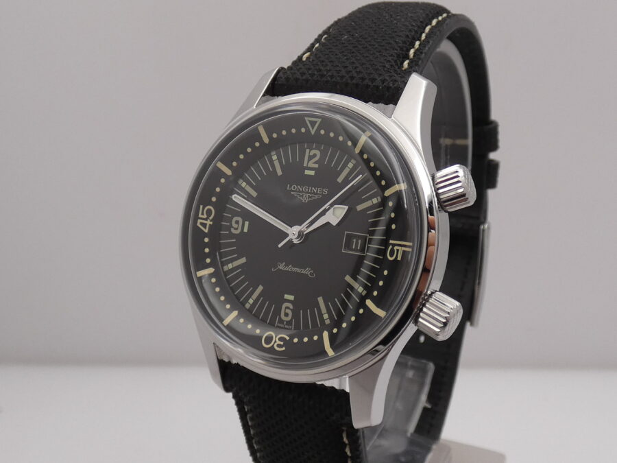 Longines Legend Diver 36mm L3.374.4 BOX&PAPERS Like New Automatico ANNO 2020 Acciaio - immagine 9