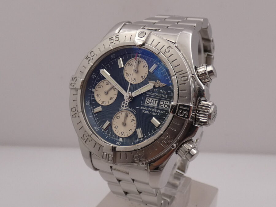 Breitling Superocean Chronograph II A13340 With PAPERS Automatic Chronometre COSC ANNO 2007 - immagine 9