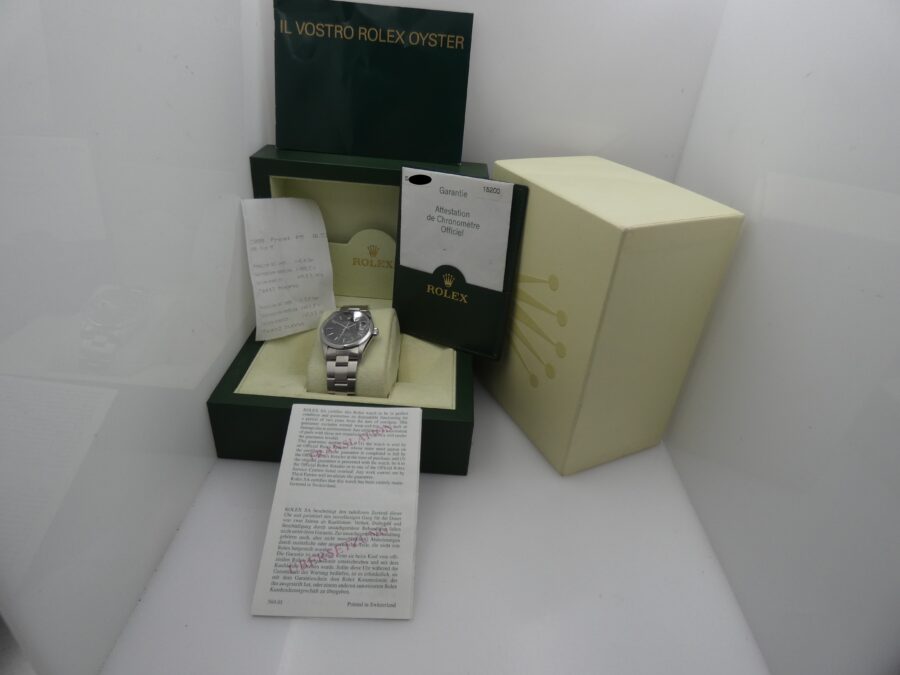 Rolex Oyster Perpetual Date 15200 BOX&PAPERS Italia ANNO 2006 Automatico JUST SERVICED Acciaio - immagine 9