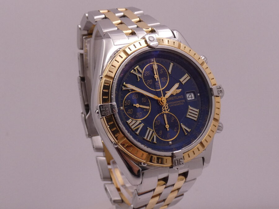 Cronografo Breitling Crosswind Chronometre 43mm D13355 FULL SET Acciaio&Oro 18Kt Automatico ANNO 2003 - immagine 11