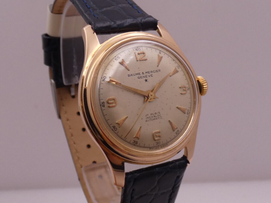 Baume & Mercier Stellina Automatic Oro Rosa Massiccio18Kt Non Magnetic 3109 JUST SERVICED Anni '60s - immagine 10