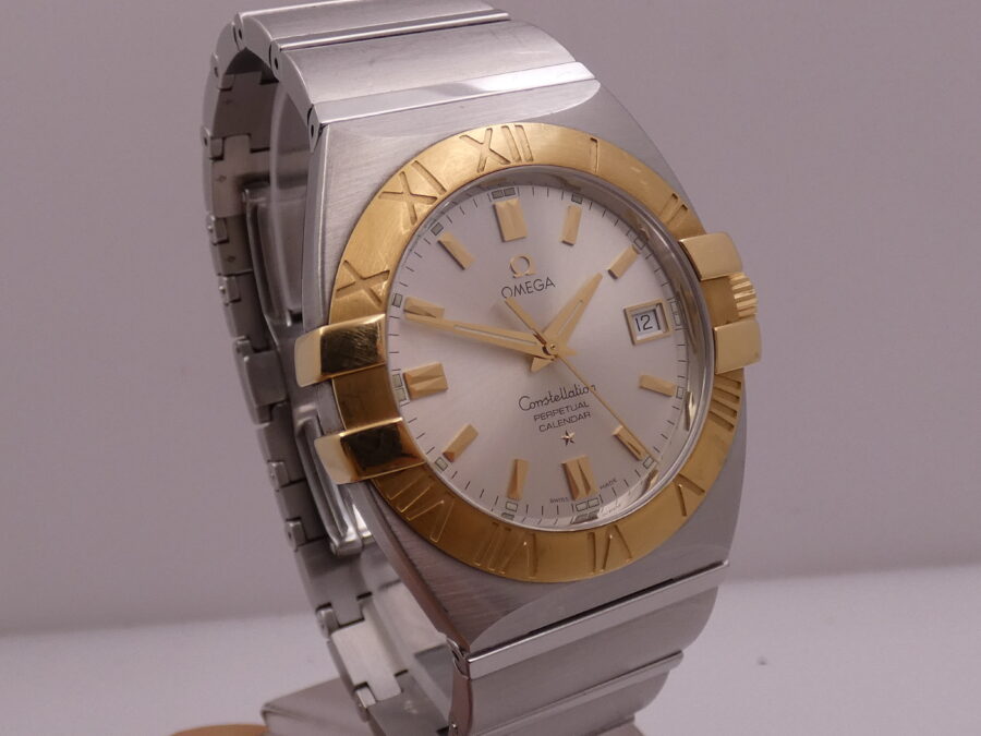 Omega Constellation Double Eagle Perpetual Calendar 40mm Acciaio & Oro18Kt 1213.30.00 ANNO 1998 - immagine 10