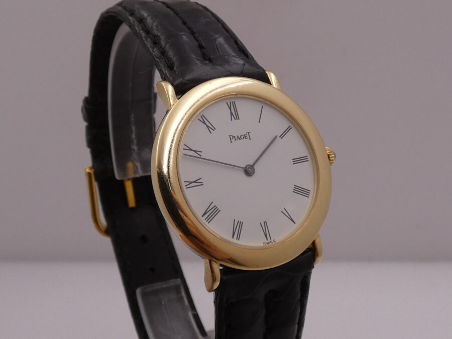 Piaget Classic Ultra Thin Mid-Size 29mm Oro Pieno 18Kt SERVICED Manuale ANNI '80s Ref.9048 - immagine 10