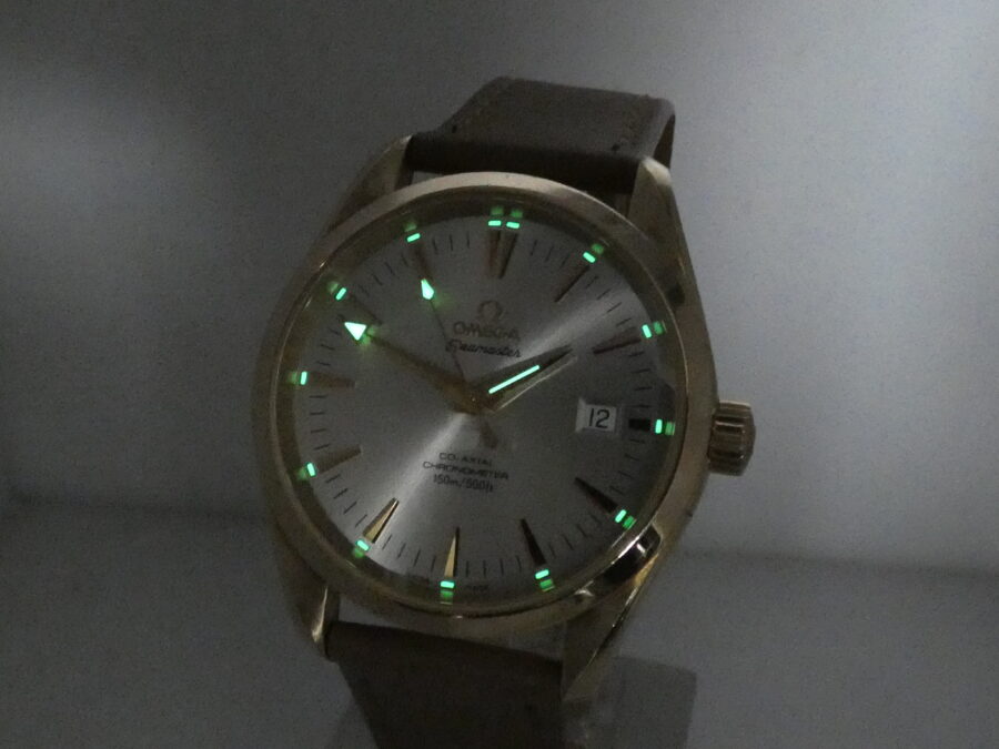 Omega Seamaster Aqua Terra 39mm Cronometro Co-Axial Oro 18Kt ANNO 2006 With BOX Automatico - immagine 10