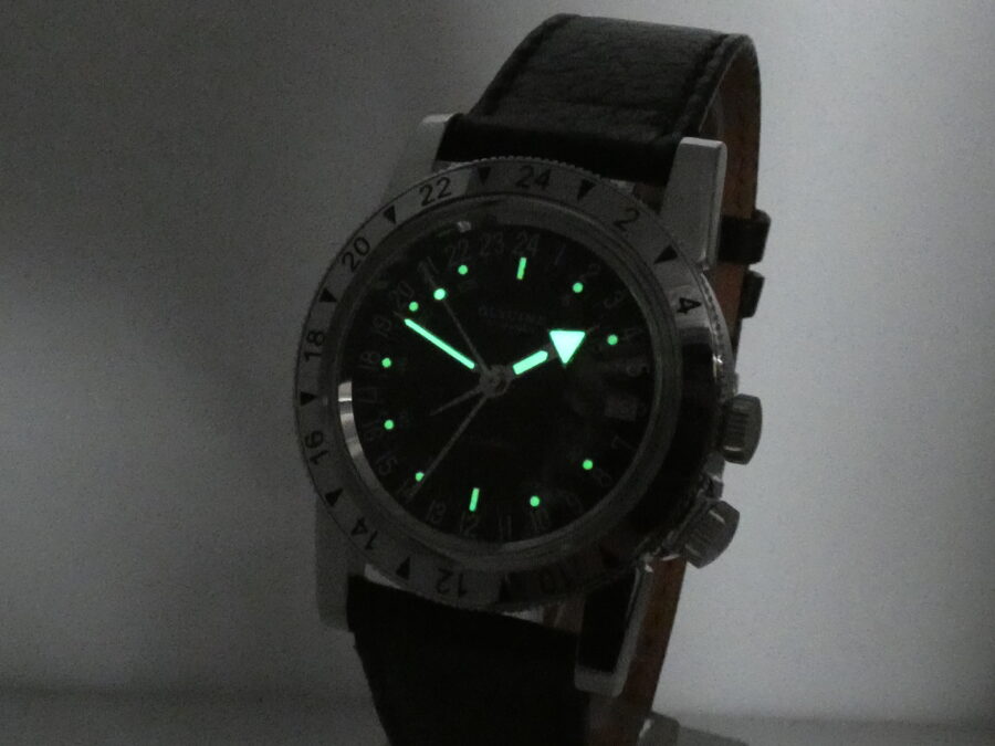 Glycine Airman No.1 GMT 36mm 3944 BOX&PAPERS Automatico Acciaio - immagine 9
