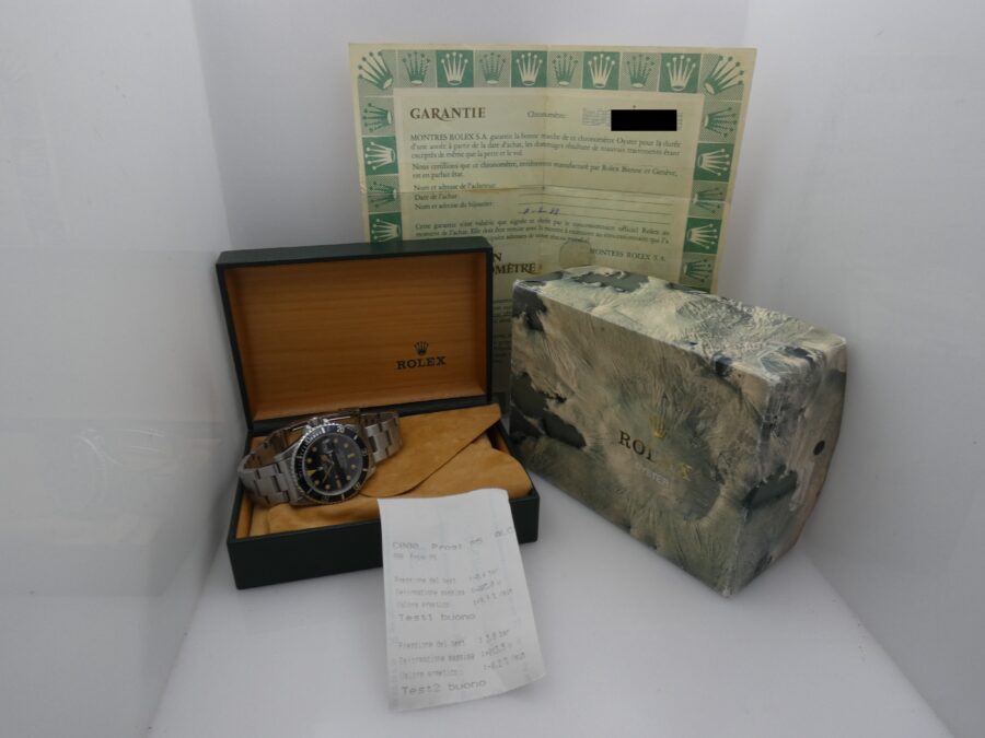 Rolex Submariner Date 16800 Hazelnut MAXI DIAL BOX&PAPERS Anno 1982 Automatico Acciaio - immagine 10