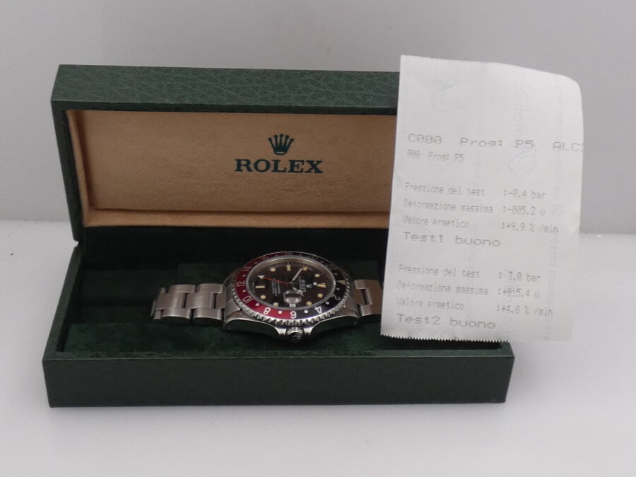 Rolex GMT-Master 16700 Coke Hazelnut Dial ANNO 1991 Automatico Acciaio Oyster - immagine 10