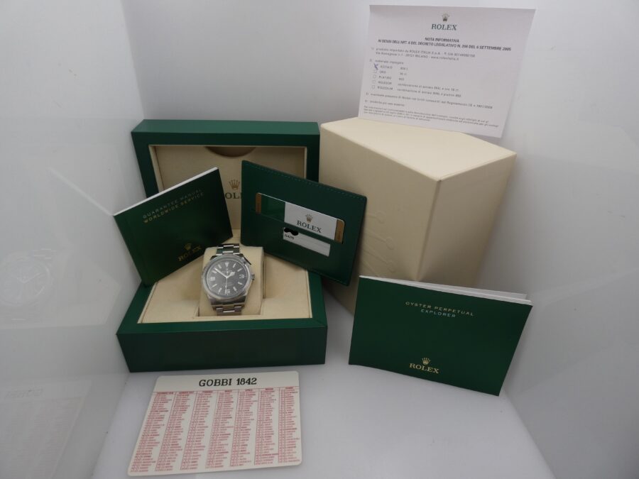 Rolex Explorer 214270 BOX&PAPERS ITALIA ANNO 2017 Automatico TOP CONDITION Acciaio - immagine 10